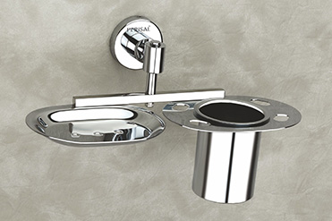 Soap Dish With Tumbler Holder