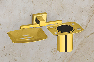 Soap Dish With Tumbler Holder
